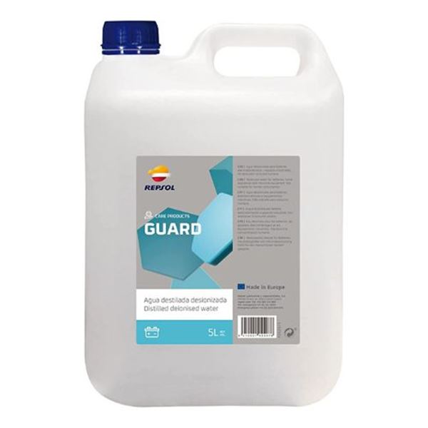 Agua destilada Repsol 5L